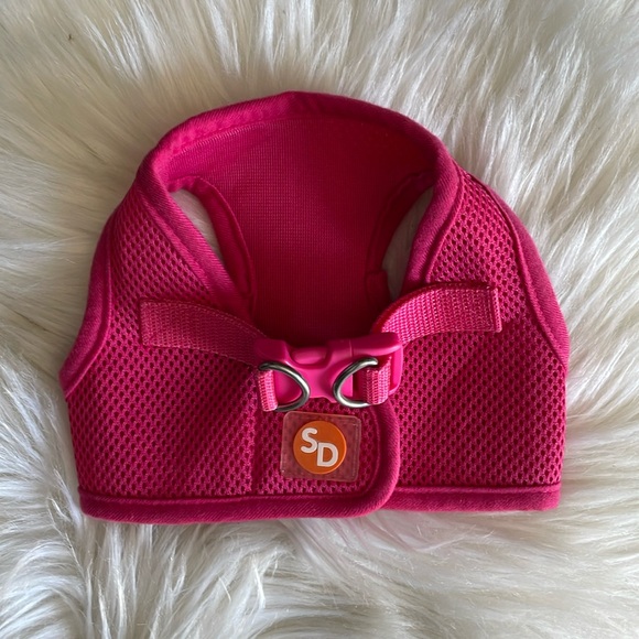 Simply Dog Pink Perforated Dog 🐕 Harness - Picture 10 of 10